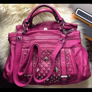 Pebbled Leather Betsey Johnson Purse